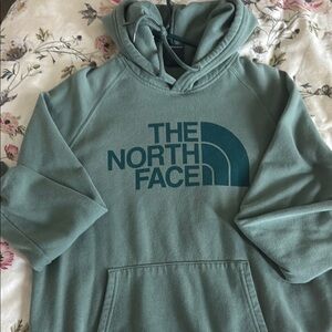 The North Face Green Sweater Pullover with Logo
